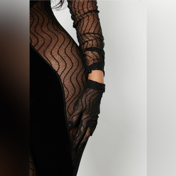 Velvet jumpsuit - combinaison en velour - Picture 6 of 9